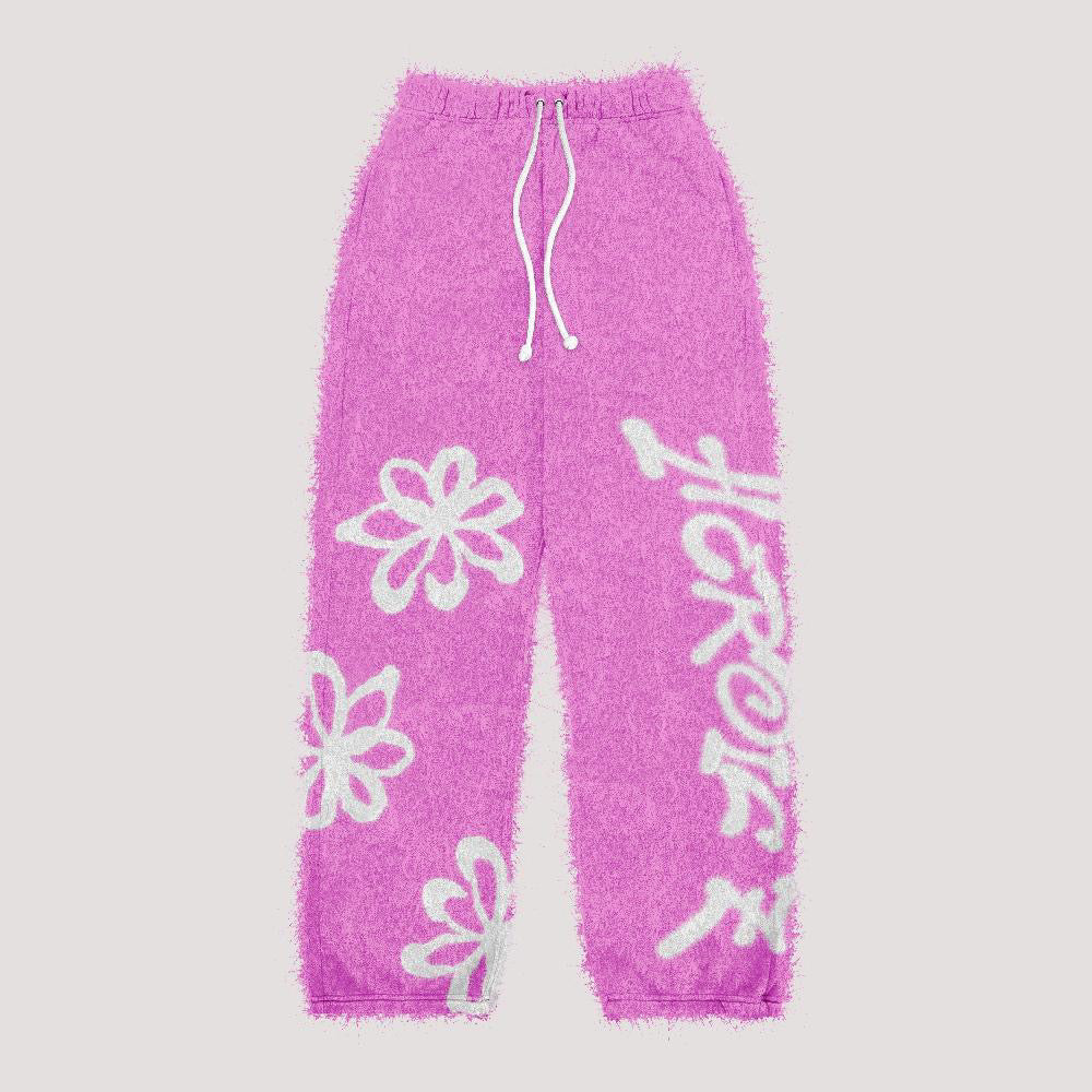 HEROICZ™ MOHAIR DRIP BLACK PANTS