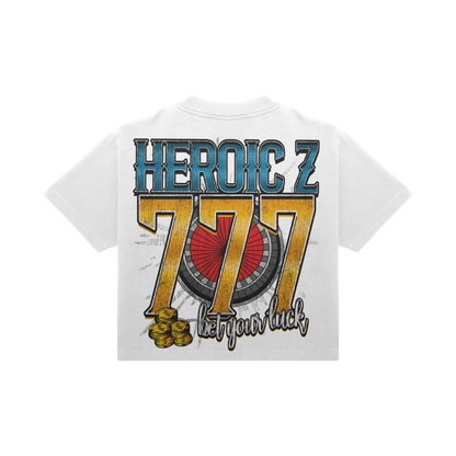 HEROICZ™ LIBERTY DRIP WHITE T-SHIRT